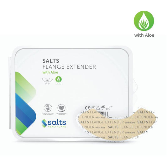 salts healthcare, stoma, ostomy, colostomy, ileostomy, urostomy, stoma accessories, ostomy accessories, barrier film wipe, flange extender