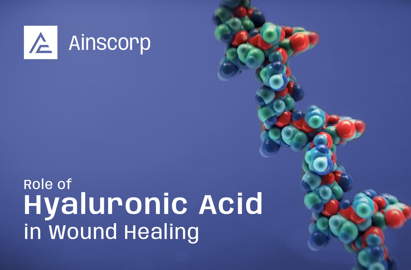 Load video: The video describes the role of Hyaluronic acid in wound healing