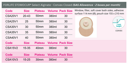STOMOCUR® Select Alginat konvex